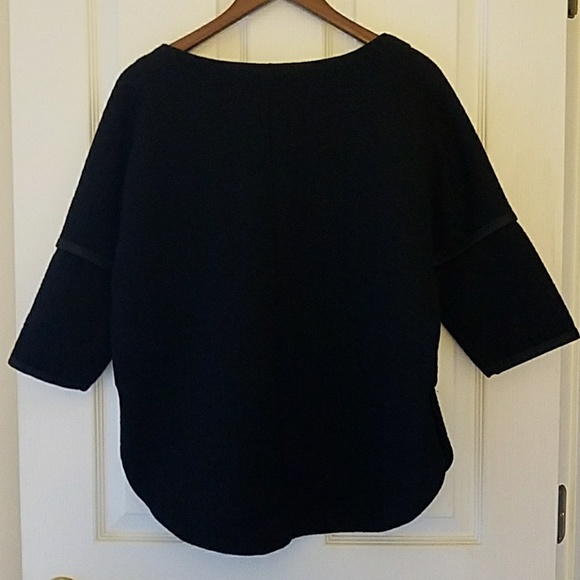 Max Studio elegant 3/4 sleeve black top - Picture 2 of 6